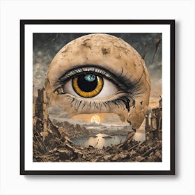 Eye Of The Moon Art Print