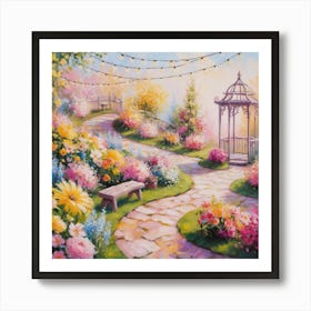 Garden Path Art Print