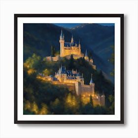 Fairytale Castle Art Print