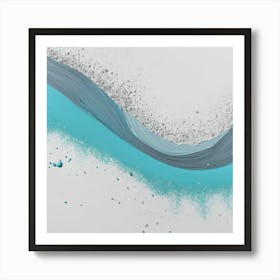 Spiaggia  Abstract Painting Art Print