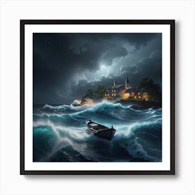 Stormy Sea Art Print