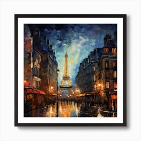 Paris At Night 12 Art Print