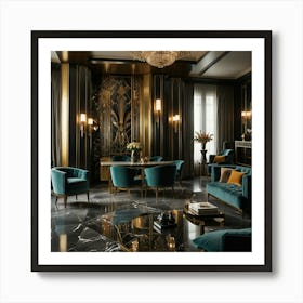 Deco Living Room 5 Art Print