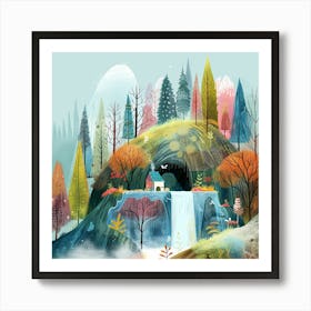 House In The Forest 1 Art Print