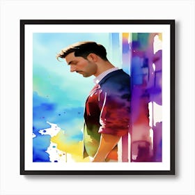 Trendy Man Art Print