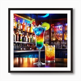 Rainbow Bar Art Print