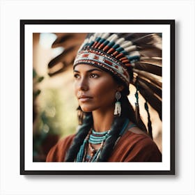 Native American Woman Art Print