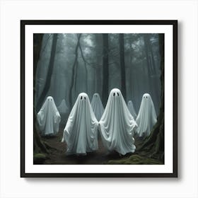 Ghosts In The Woods 1 Art Print