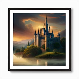 Castle In The Sky Art Print