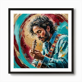 Acoustic Guitar 2 Art Print