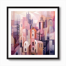 Abstract Cityscape 4 Poster