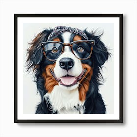 Bernese Mountain Dog 16 Art Print