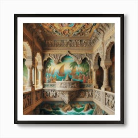 Palace Of The Gods Art Print