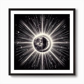 Sun & Moon 3 Art Print