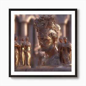 Bust Of Aphrodite Art Print