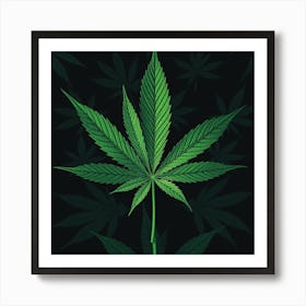 Chronic leaf Art Print