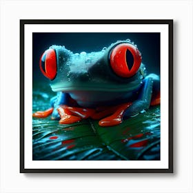 Red Eyed Tree Frog Art Print