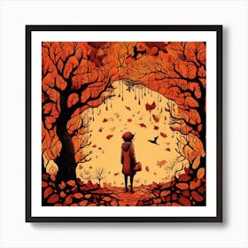 Autumn Forest Art Print