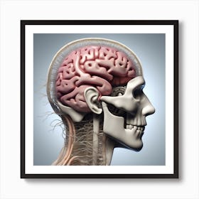 Brain Anatomy 4 Art Print