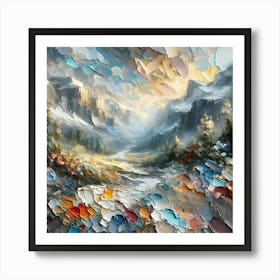 Landscape Painting 12 Art Print