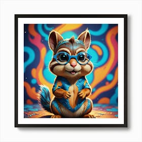 Chipmunk 41 Art Print