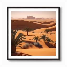 Desert Landscape 65 Art Print