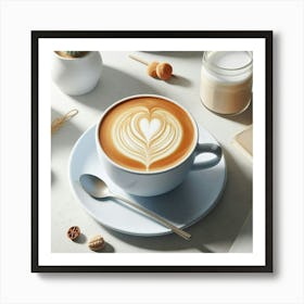 Latte Art 1 Art Print
