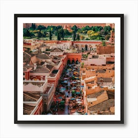 Marrakech Stock Videos & Royalty-Free Footage 2 Art Print