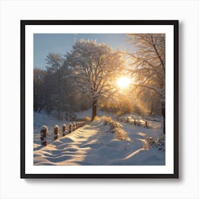 Winter Sun Art Print