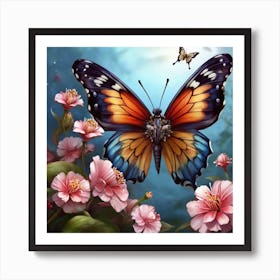 Butterfly Painting Art Print