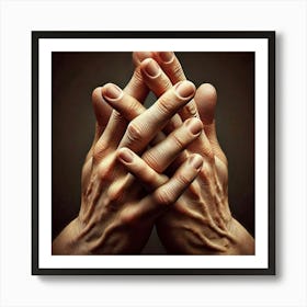 Hands Praying Art Print