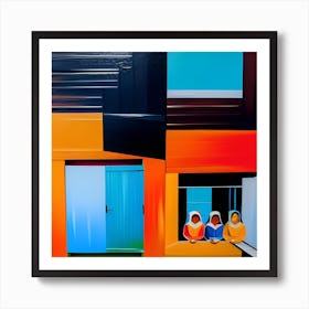 House In The City Art Print