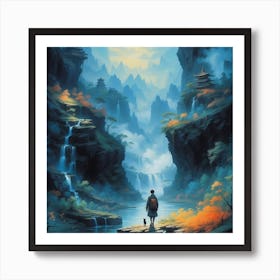 Asian Landscape Art Print