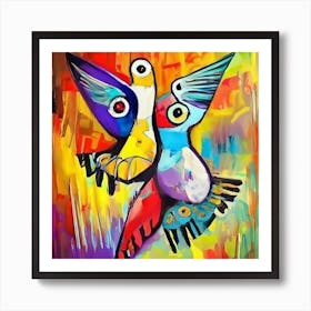 Hummingbirds Art Print