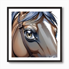 Horse Head 1 Art Print