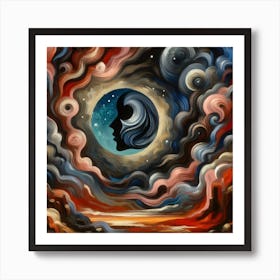 'The Moon' Art Print