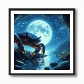 Crab In The Cave 15 Art Print