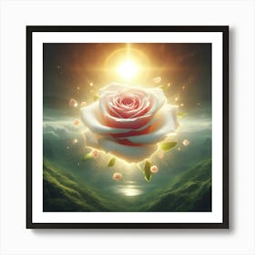 Radiant Rose Art Print