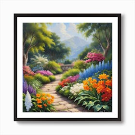 Lush Gardens Pt 2 Art Print