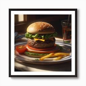 Burger 14 Art Print