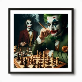 Joker Chess 4 Art Print