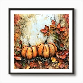 The Pumpkin Harvest 9 Art Print