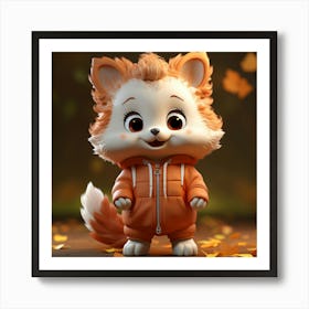 Cute Fox 113 Art Print