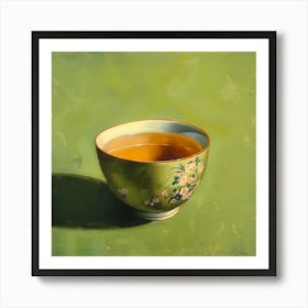 Tea In A Japanese Cup Art Print