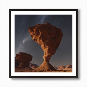 Rock Formation In The Desert Art Print