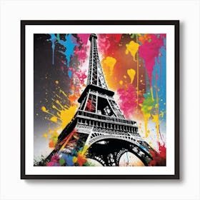 Paris Eiffel Tower 4 Art Print