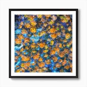 Abstract Flower Painting Art Print