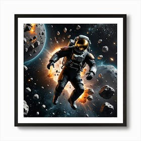 The Edge of the Universe: An Astronaut's Journey Art Print