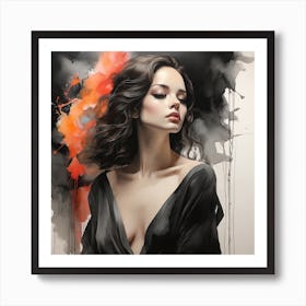 'Sexy Woman' Art Print