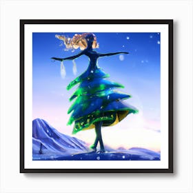 Ballerina Tree 004 Art Print